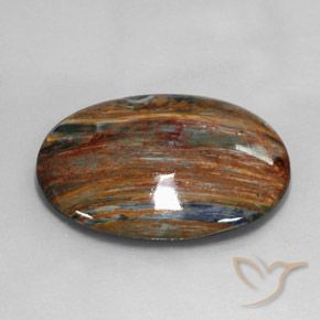 Pietersite Multicolorido Natural 24.58ct, oval, Opaco