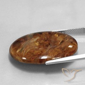 Pietersite Multicolorido Natural 24.72ct, oval, Opaco