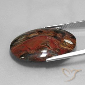 Pietersite Multicolorido Natural 22.29ct, oval, Opaco