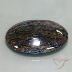 Pietersite Multicolorido Natural 25.84ct, oval, Opaco
