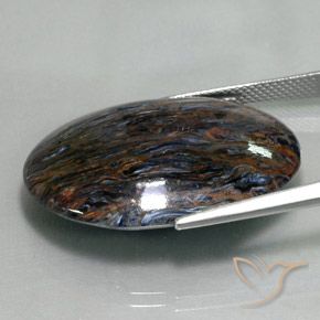 Pietersite Multicolorido Natural 25.84ct, oval, Opaco