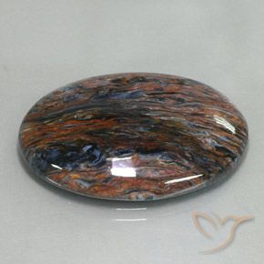 Pietersite Multicolorido Natural 20.97ct, oval, Opaco