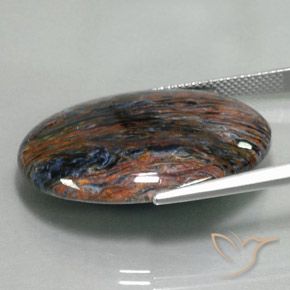 Pietersite Multicolorido Natural 20.97ct, oval, Opaco