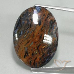 19.09ct Natural Multicolorido Pietersite, oval, Opaco