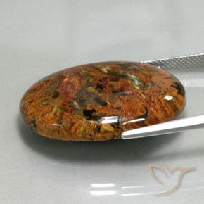 Pietersite Multicolorido Natural 28.14ct, oval, Opaco