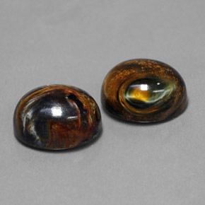 Pedras preciosas de Pietersite Multicolorido natural de  ct, Corte Oval, Opaco