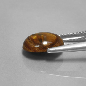Pietersita multicolorido natural 2,80ct, corte oval, opaco