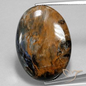28.63ct Natural Multicolorido Pietersite, oval, Opaco