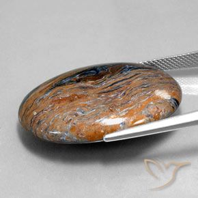 Pietersite Multicolorido Natural 27.58ct, oval, Opaco