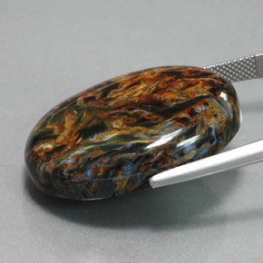 Pietersite Multicolorido Natural 41.88ct, oval, Opaco