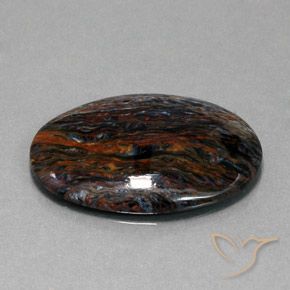 Pietersite Multicolorido Natural 21.47ct, oval, Opaco