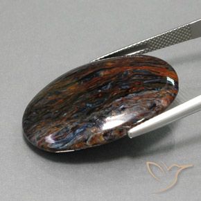 Pietersite Multicolorido Natural 21.47ct, oval, Opaco