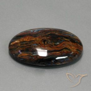 Pietersite Multicolorido Natural 30.02ct, oval, Opaco