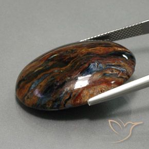 Pietersite Multicolorido Natural 30.02ct, oval, Opaco