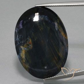 25.62ct Natural Multicolorido Pietersite, oval, Opaco