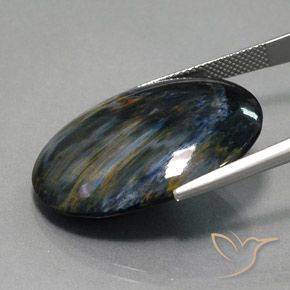 Pietersite Multicolorido Natural 25.62ct, oval, Opaco
