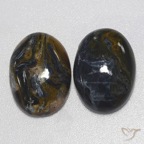 18.62ctw Natural Multicolorido Pietersite, oval, Opaco