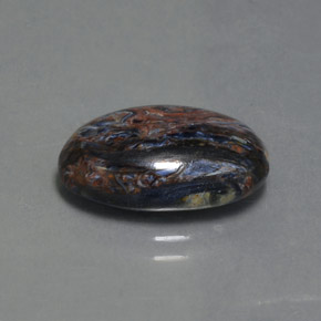 Pietersite Multicolorido Natural 4.65ct, oval, Opaco