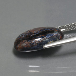 Pietersite Multicolorido Natural 4.65ct, oval, Opaco