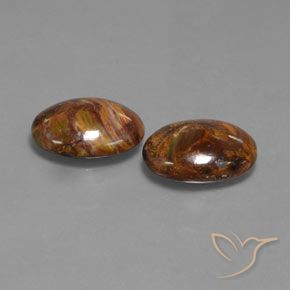 Pedras preciosas de Pietersite Multicolorido natural de 8.23 ct, oval, Opaco