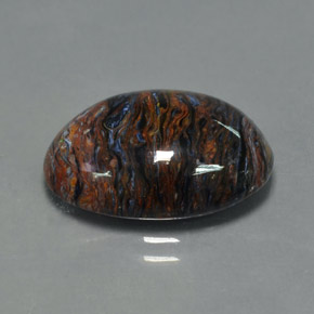 Pietersite Multicolorido Natural 8.77ct, Corte Oval, Opaco
