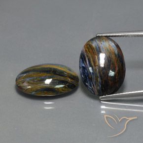 16.26ctw Natural Multicolorido Pietersite, oval, Opaco