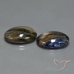 Pedras preciosas de Pietersite Multicolorido natural de 16.26 ct, oval, Opaco