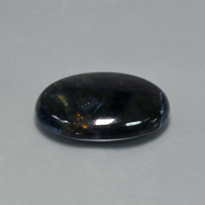 Pietersita multicolorido natural 10,70ct, corte oval, opaco