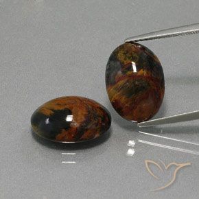 9.39ctw Natural Multicolorido Pietersite, oval, Opaco
