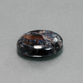Pietersite Multicolorido Natural 4.49ct, Corte Oval, Opaco