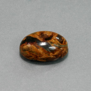 Pietersite Multicolorido Natural 5.08ct, Corte Oval, Opaco