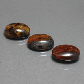 Pedras preciosas de Pietersite Multicolorido natural de  ct, Corte Oval, Opaco
