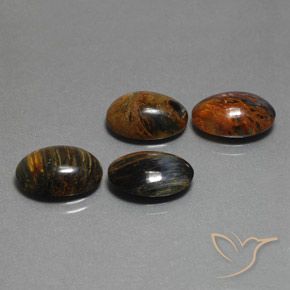 14.51ctw Natural Multicolorido Pietersite, oval, Opaco