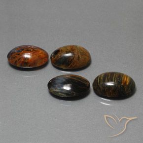 Pedras preciosas de Pietersite Multicolorido natural de 14.51 ct, oval, Opaco