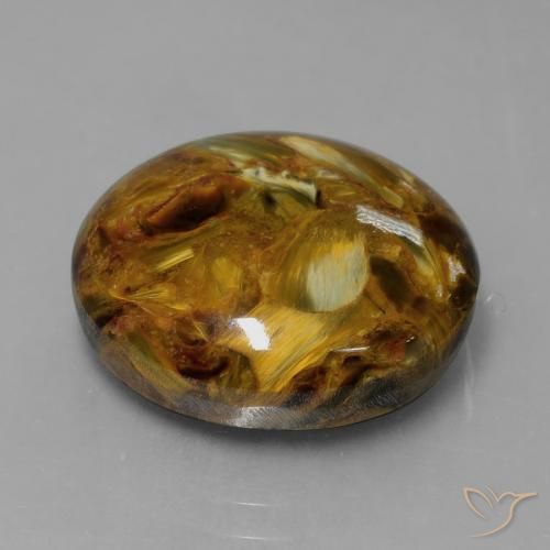 Pietersite Multicolorido Natural 15.32ct, Redondo, Opaco