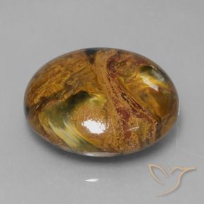 Pietersite Multicolorido Natural 15.09ct, Redondo, Opaco