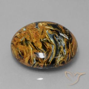 Pietersite Multicolorido Natural 15.19ct, Redondo, Opaco