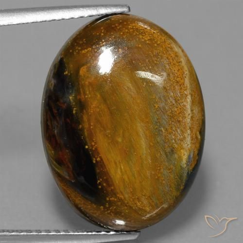 13.27ct Natural Multicolorido Pietersite, oval, Opaco