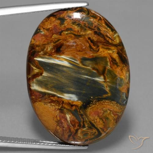 31.05ct Natural Multicolorido Pietersite, oval, Opaco