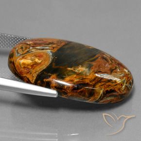 Pietersite Multicolorido Natural 31.05ct, oval, Opaco