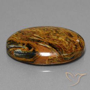 Pietersite Multicolorido Natural 34.44ct, oval, Opaco