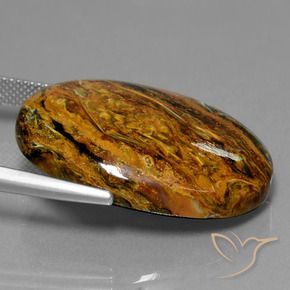 Pietersite Multicolorido Natural 34.44ct, oval, Opaco