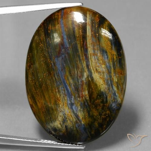 23.40ct Natural Multicolorido Pietersite, oval, Opaco