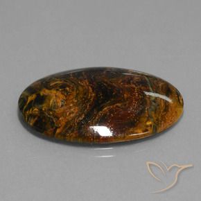 Pietersite Multicolorido Natural 19.62ct, oval, Opaco