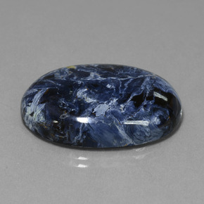 Pietersita multicolorido natural 30,94ct, corte oval, opaco