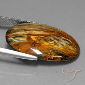Pietersite Multicolorido Natural 24.96ct, oval, Opaco