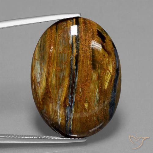 26.40ct Natural Multicolorido Pietersite, oval, Opaco