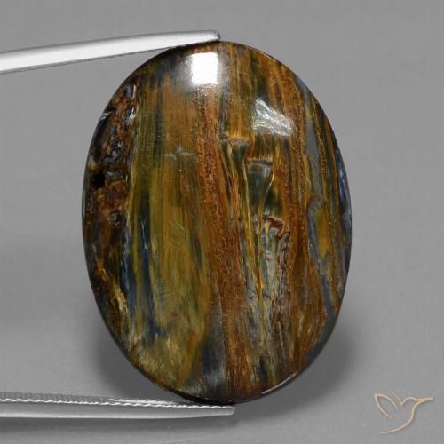 23.70ct Natural Multicolorido Pietersite, oval, Opaco