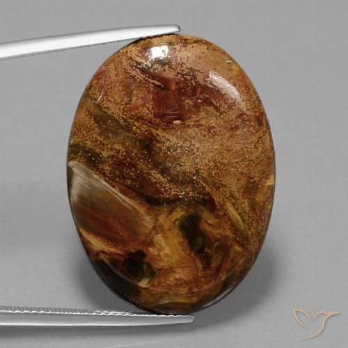 22.93ct Natural Multicolorido Pietersite, oval, Opaco