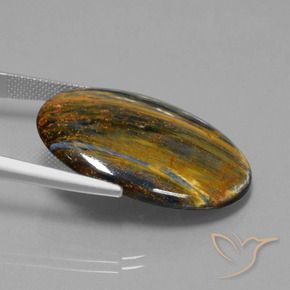 Pietersite Multicolorido Natural 21.88ct, oval, Opaco